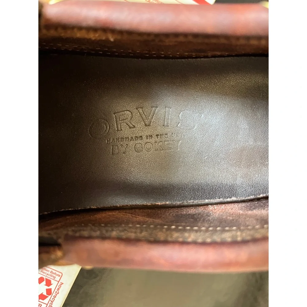 Orvis by Gokey Mens Brown‎ Leather Boat Shoes